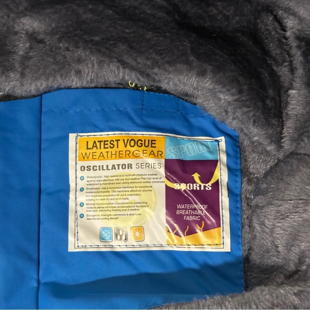 NWT Wolf‎ Cavalry OutdoorJK Winter Ski Jacket Water Proof Mens XL Fleece Lined